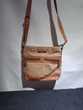 Rosetti Beige And Tan Crossbody Bag